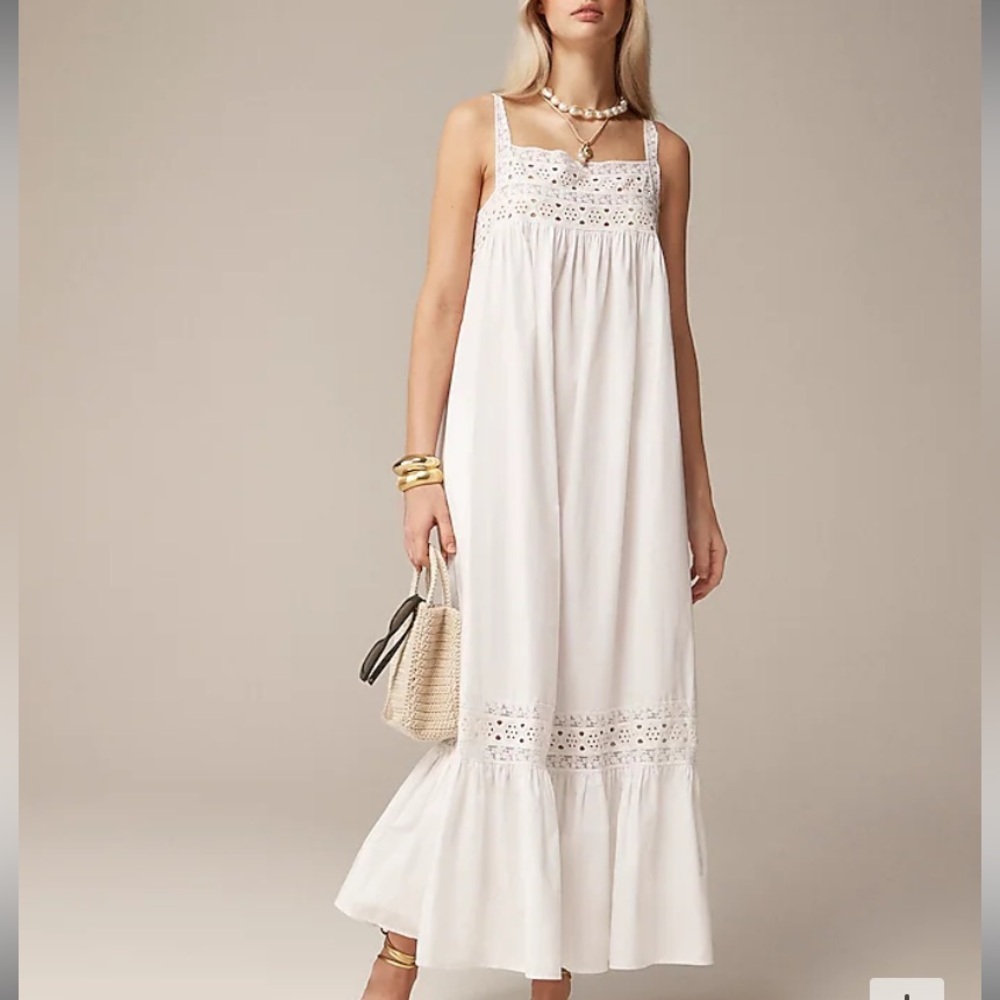 J Crew Athena Dress in Cotton Poplin- XS